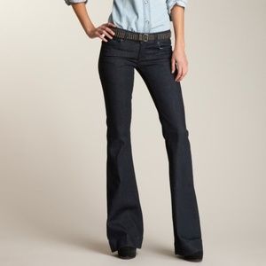 J BRAND FLARE LEGS JEANS ATTICA  722C032 DARK WASH